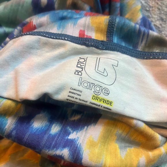Burton base layer top sz L multicolor - Picture 3 of 3